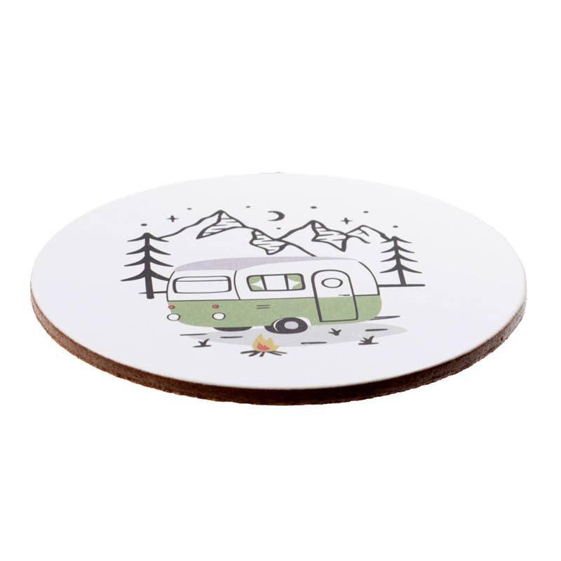 Wildwood Caravan Set of 4 Cork Coasters