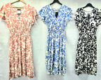 Paisley V Midi Dress