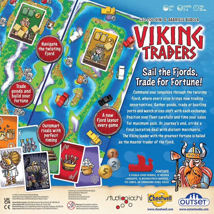 Viking Traders Strategy Board Game