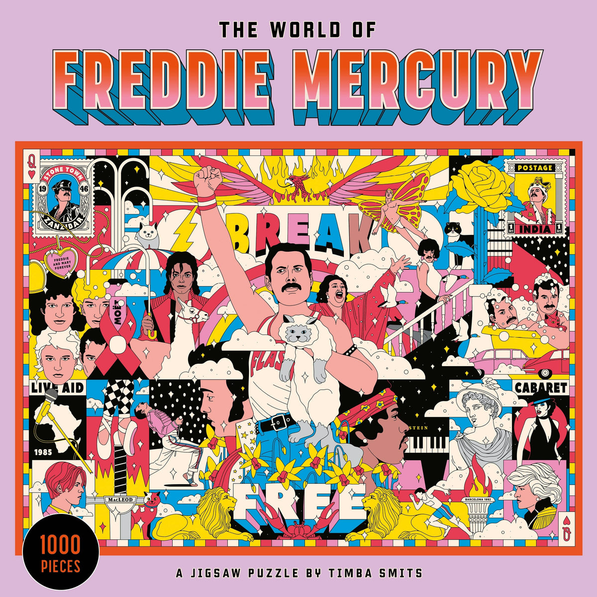 The World of Freddie Mercury by Timba Smits (Jigsaw)