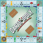 Darts Opoly Board Game