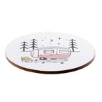 Wildwood Caravan Set of 4 Cork Coasters