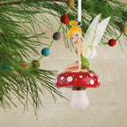Collectable Disney Tinker Bell & Toadstool Ornament