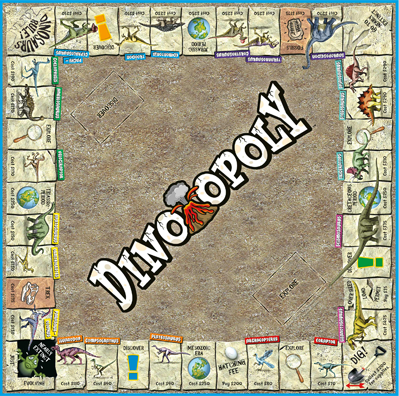 Dino Opoly - A game 150 million years in the making!