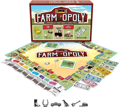 Farm Opoly - A down on-the-farm property trading game