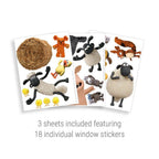 Shaun the Sheep Window Stickers