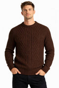 Arran Jumper : Brown: Large