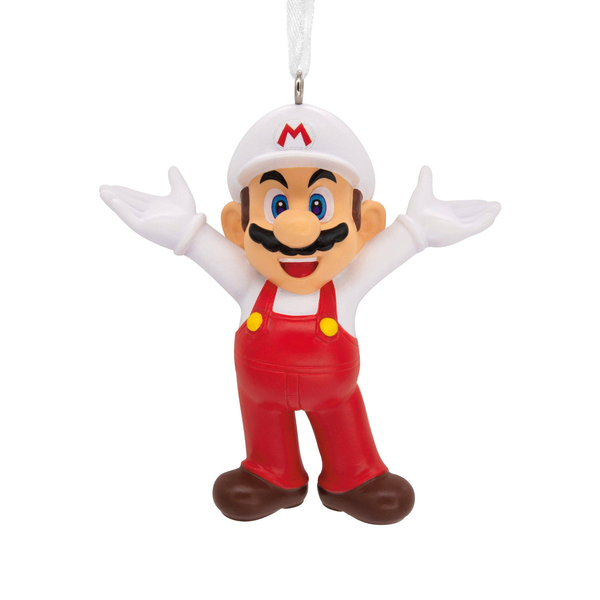 Collectable Super Mario - Red & White Fireball Ornament