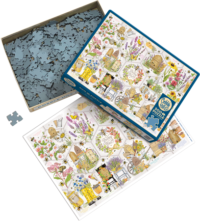 Busy as a Bee 500 Piece Cobble Hill Puzzle + Poster