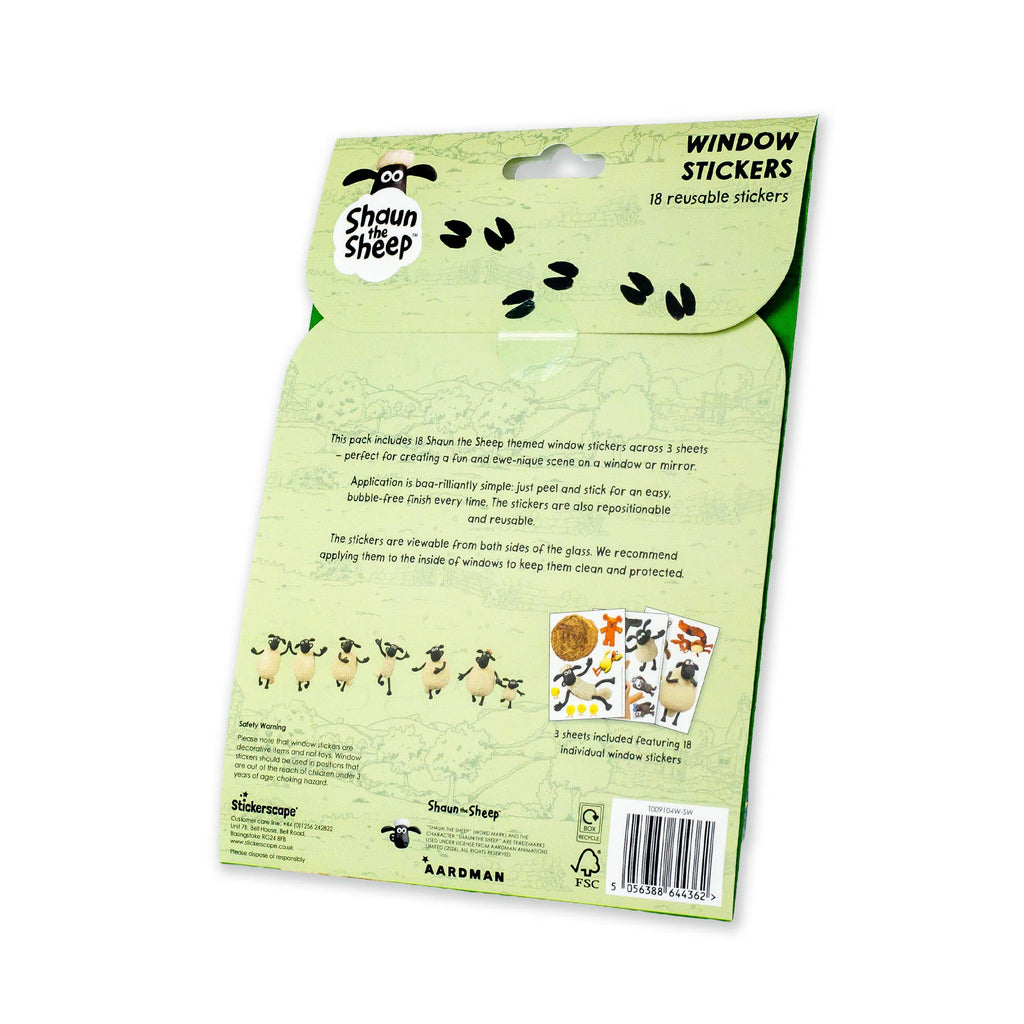 Shaun the Sheep Window Stickers