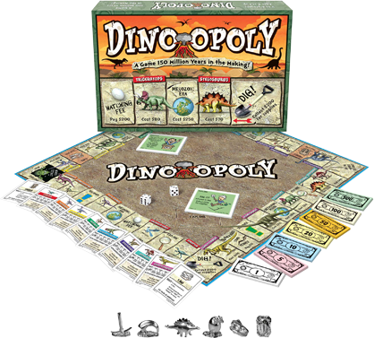 Dino Opoly - A game 150 million years in the making!