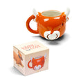 Highland Coo Cow Head Ceramic Shaped Mug