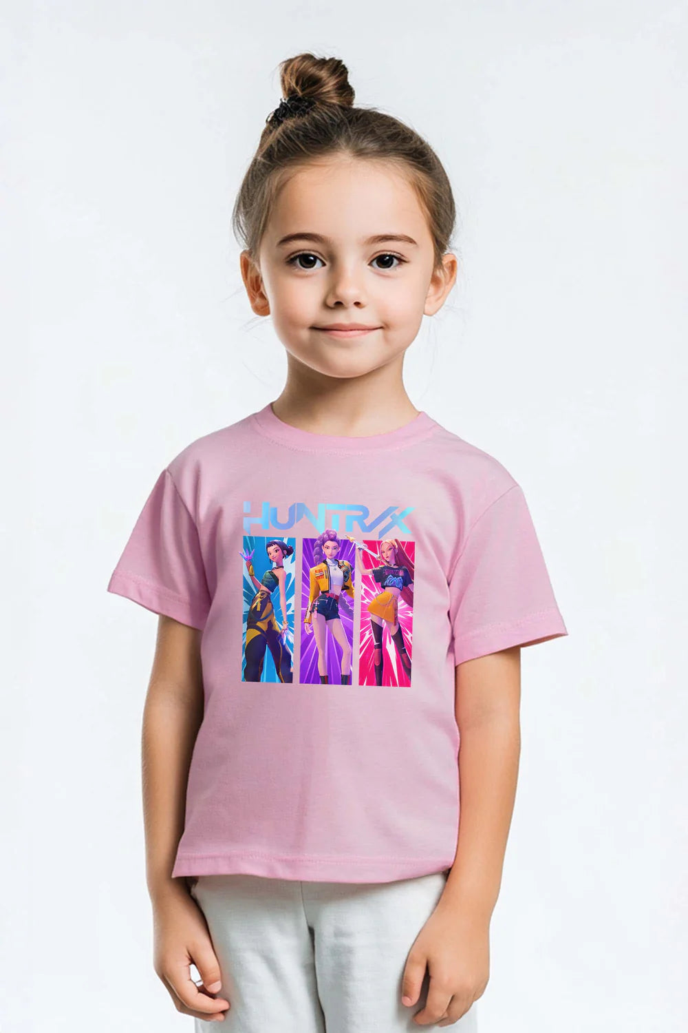 Kids Cute K-Pop Anime Graphic T- Shirt