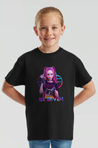 Kids K-Pop Mira Six Seven Graphic Printed T-Shirt