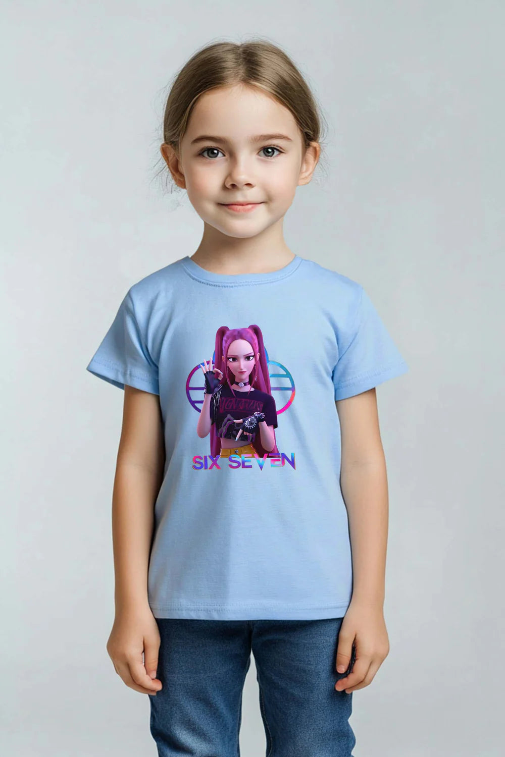 Kids K-Pop Mira Six Seven Graphic Printed T-Shirt  -  PREORDER ITEM ONLY