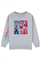 Kids K-Pop Inspired Girl Trio Printed Sweatshirt