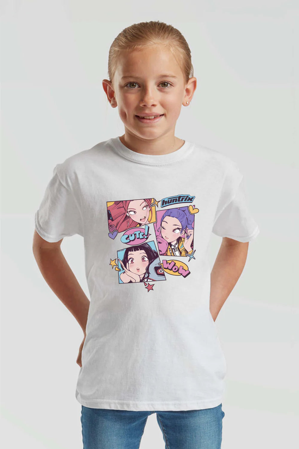 Kids Cute K-Pop Anime Graphic T- Shirt - PREORDER ITEM ONLY