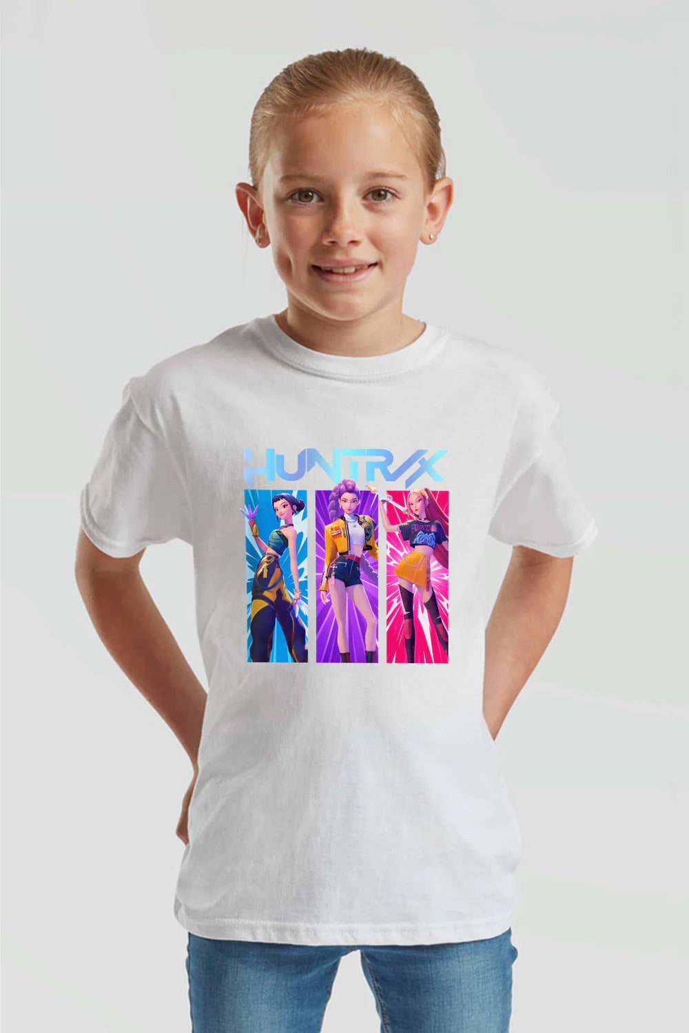 Kids Cute K-Pop Anime Graphic T- Shirt