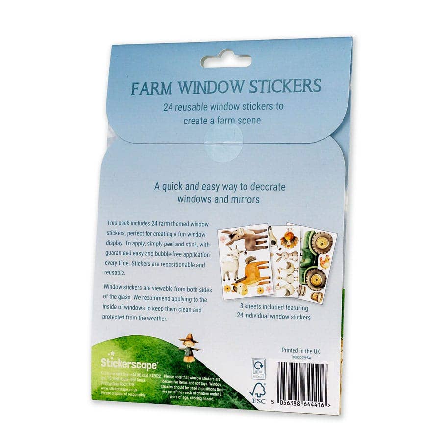 Farm Window Stickers