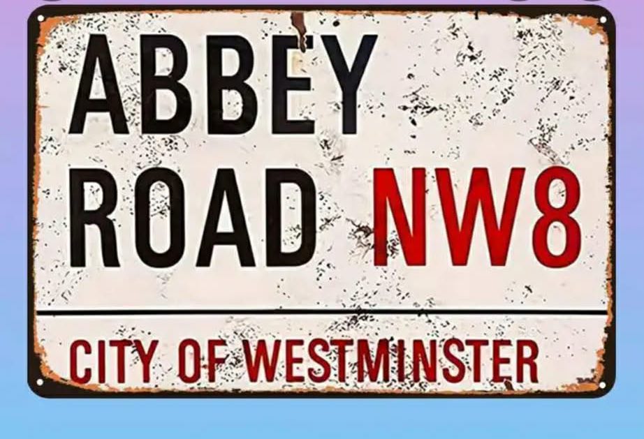 Beatles - Abbey Road sign