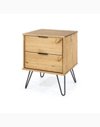 Cabus 2 drawer bedside cabinet