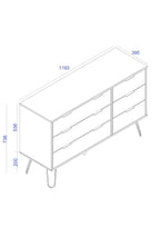 Cabus 3 + 3 drawer chest