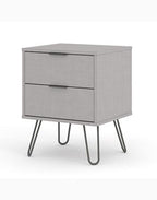 Cabus 2 drawer bedside cabinet