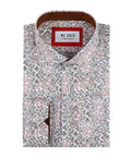 Patterned shirt comfort fit - White