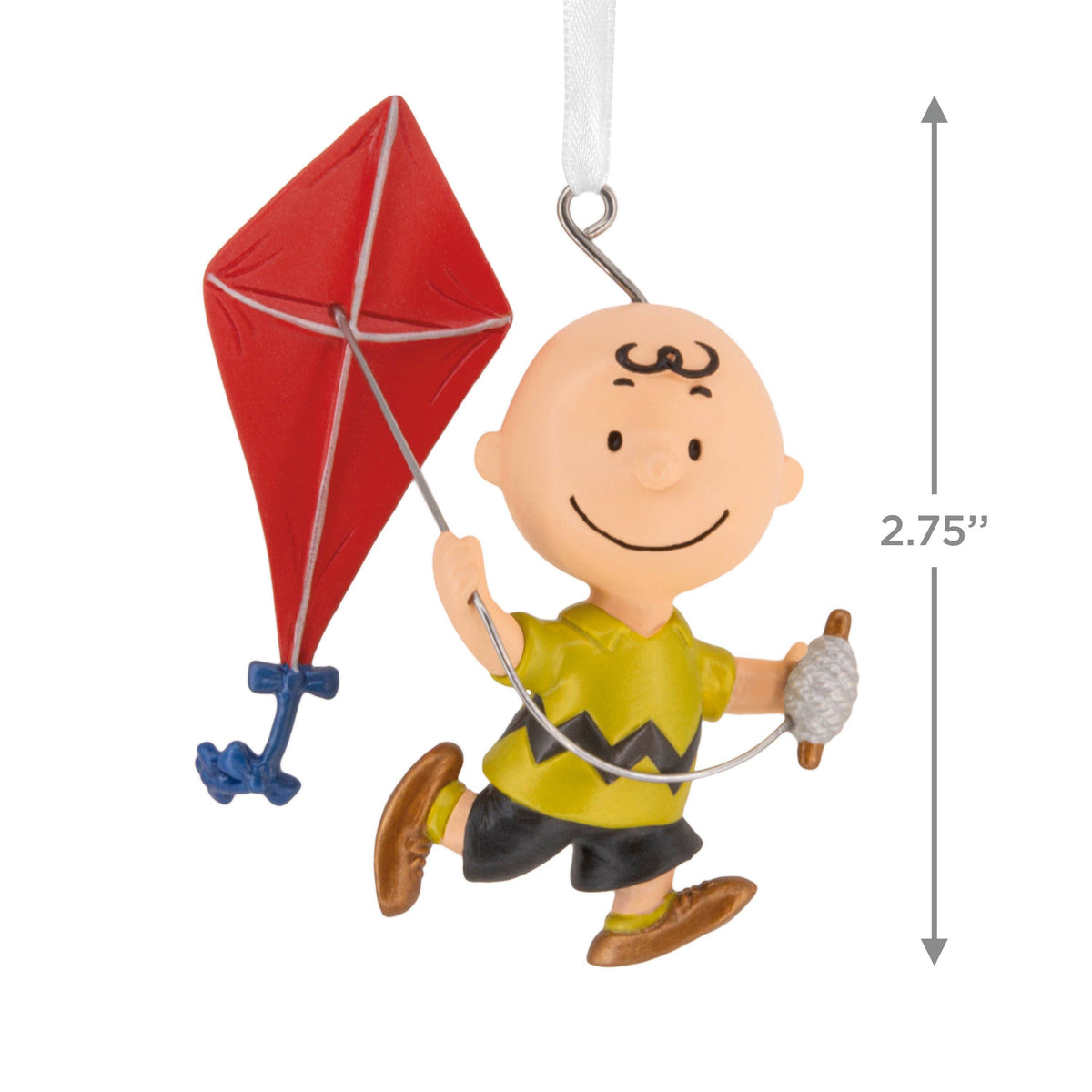 Peanuts™ Hanging Ornament - Charlie Brown With Kite Design