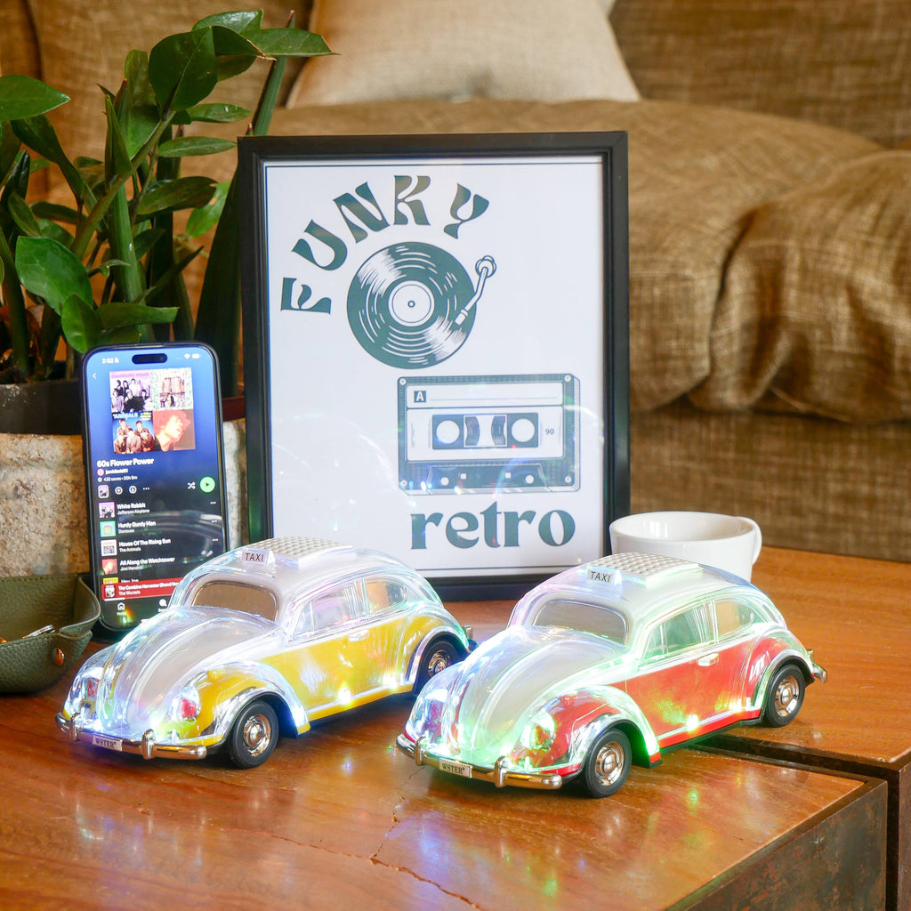 RETRO CLASSIC CAR SPEAKER - Bluetooth Speaker & FM Radio