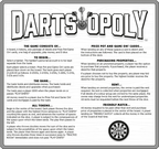Darts Opoly Board Game