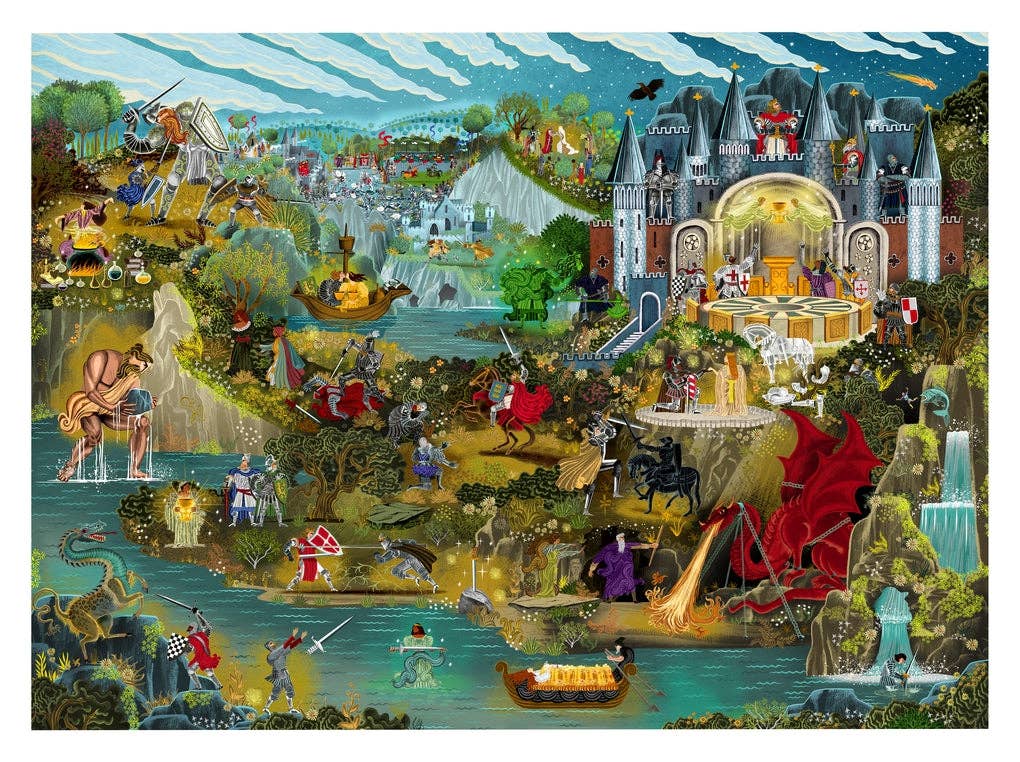 The World of King Arthur by Tony Johns (Jigsaw)