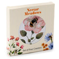 The Nectar Meadows Set of 4 Cork Coasters