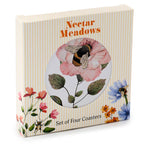 The Nectar Meadows Set of 4 Cork Coasters