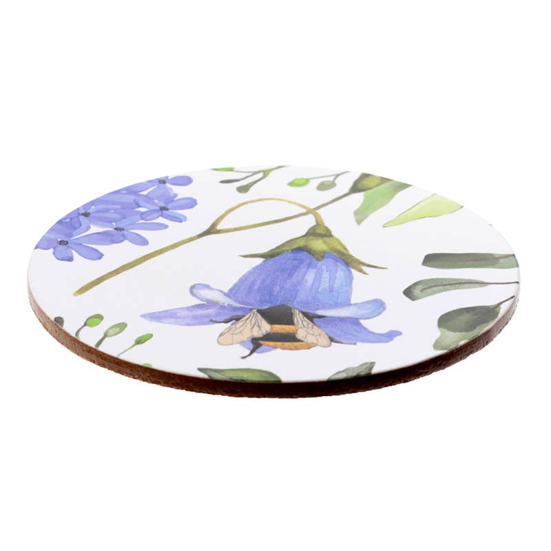 The Nectar Meadows Set of 4 Cork Coasters