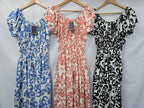 Mosaic Bardot Maxi Dress