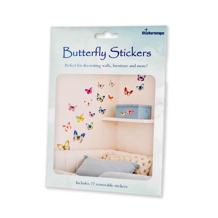 Watercolour Butterfly Stickers