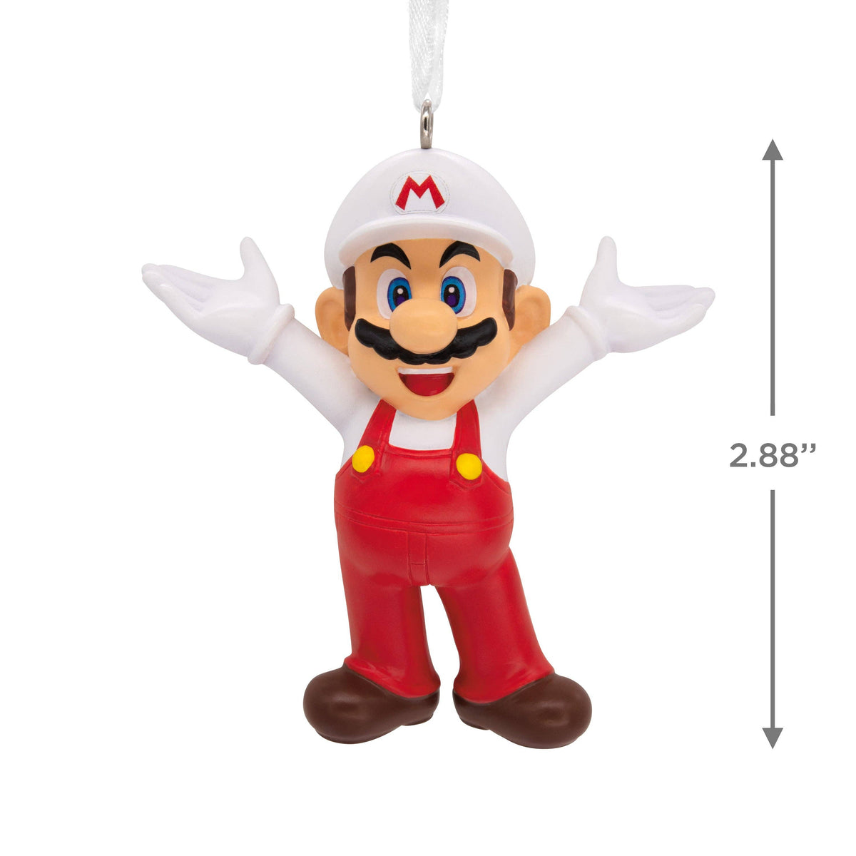 Collectable Super Mario - Red & White Fireball Ornament