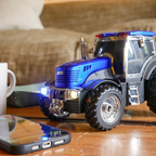 Tractor Bluetooth Speaker & Fm Radio with colour headlights!