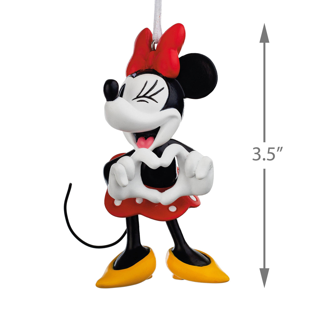 Disney Hanging Ornament - Minnie Mouse Winking Design