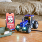 Tractor Bluetooth Speaker & Fm Radio with colour headlights!