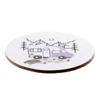 Wildwood Caravan Set of 4 Cork Coasters
