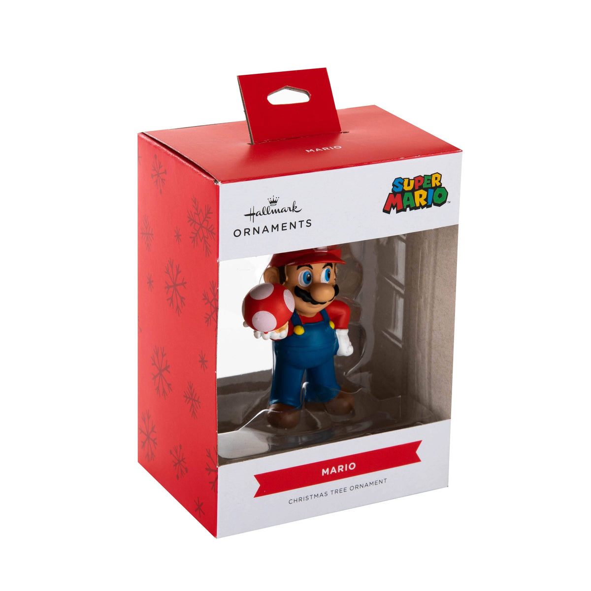 Collectable Super Mario - Mario With Super Mushroom Ornament